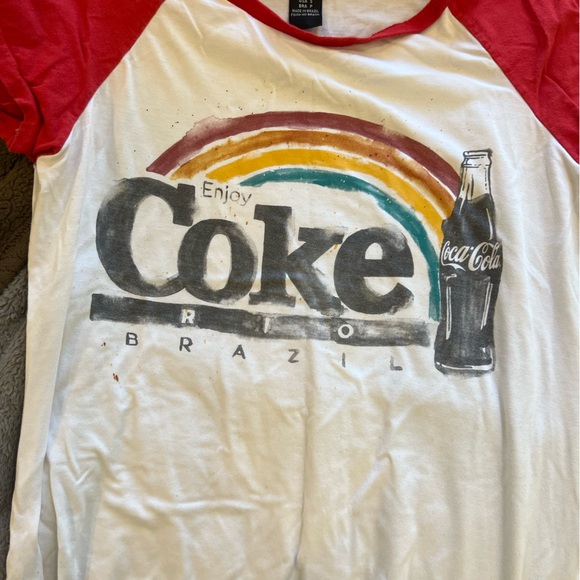 Coca Cola Brazil shirt from official coke world Atlanta! - Picture 1 of 2